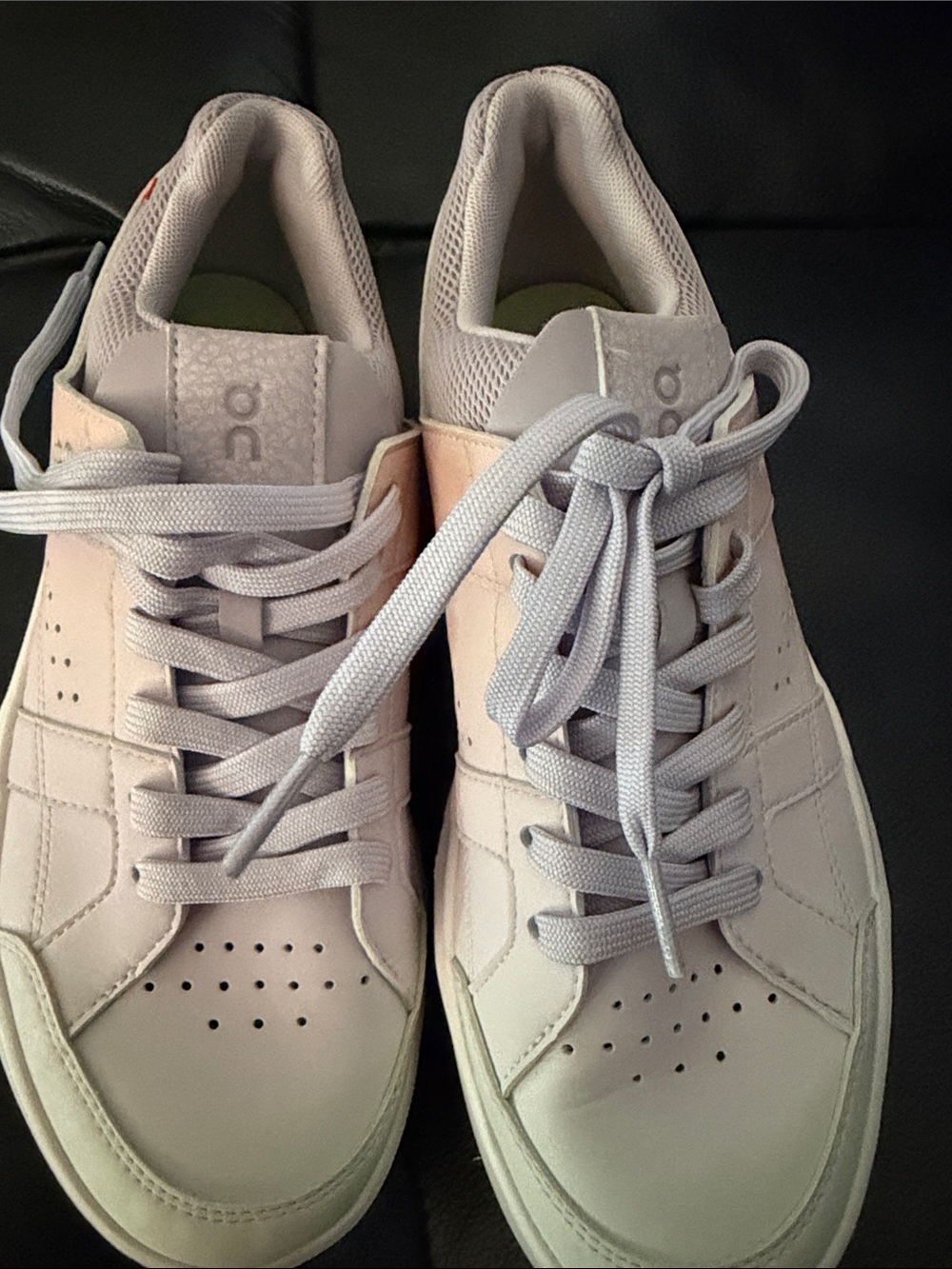 On Running Pastel Pink Low-Top Sneakers